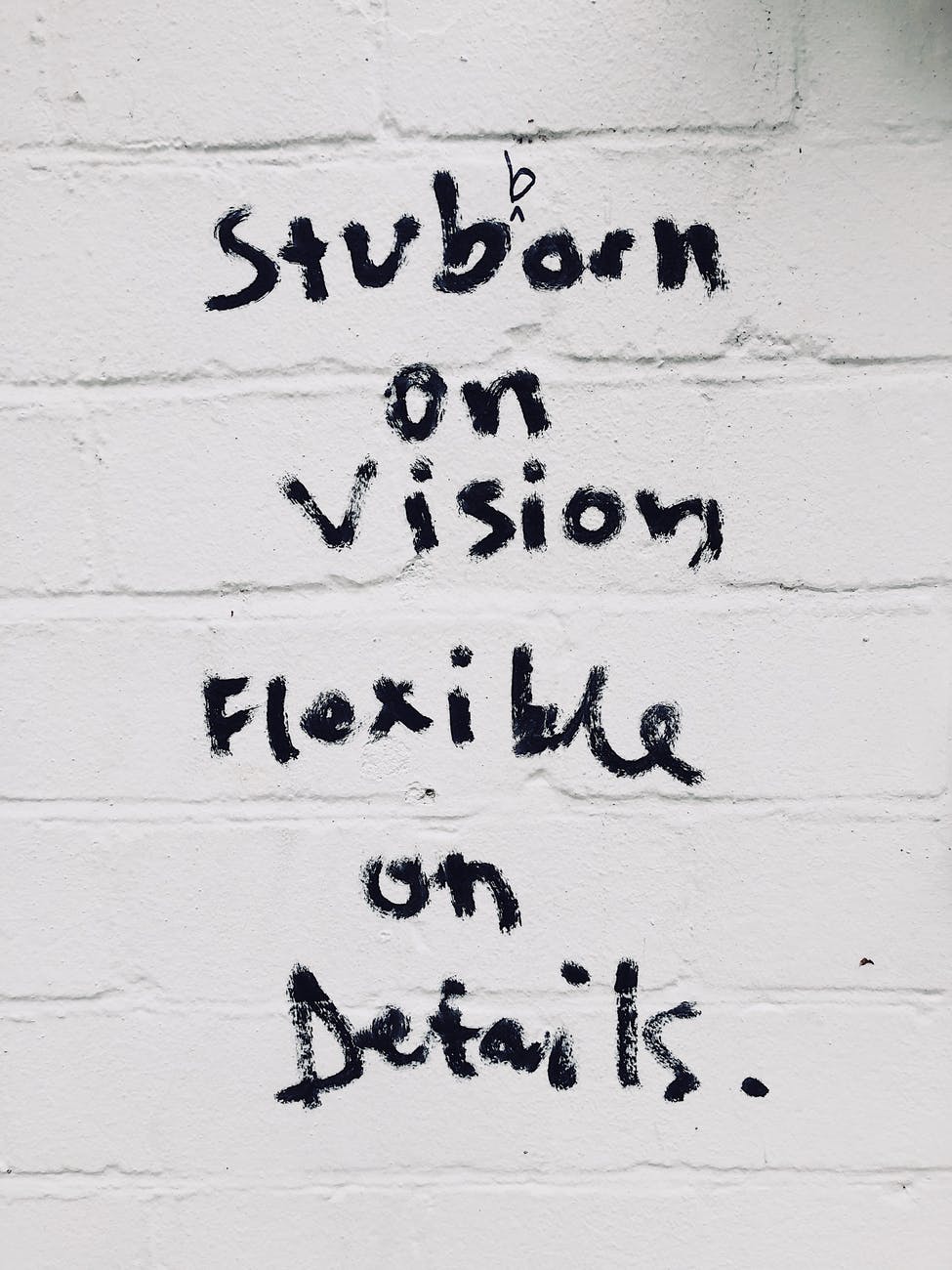 a writing on the wall