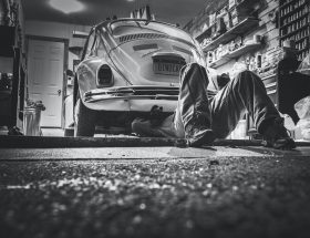 black and white car vehicle vintage